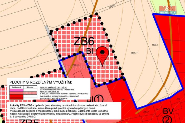 Prodej pozemku pro bydlení, Dub nad Moravou, 967 m2