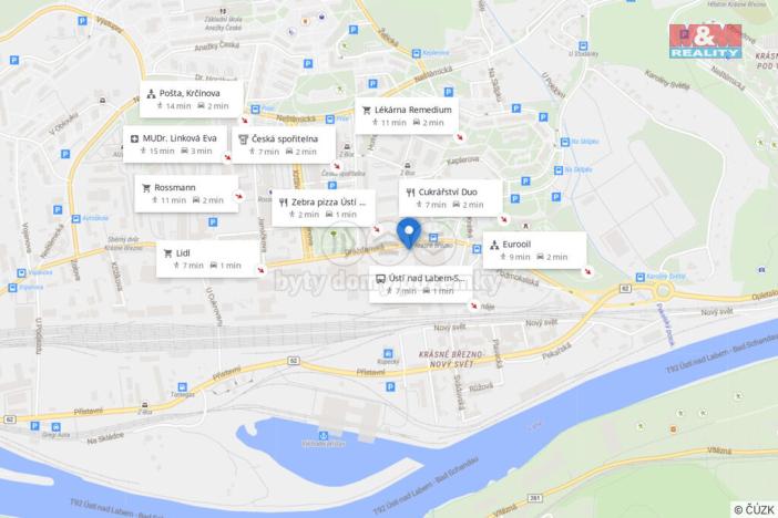 Pronájem skladu, Ústí nad Labem - Krásné Březno, Drážďanská, 124 m2