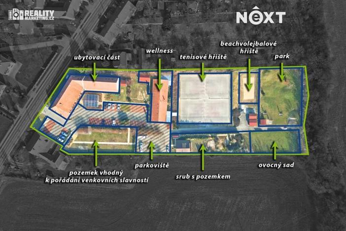 Prodej ubytování, Tučapy, 905 m2