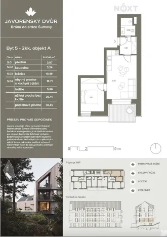 Prodej bytu 2+kk, Čachrov, 38 m2