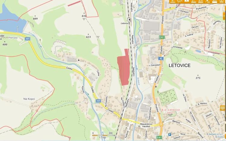 Prodej pole, Letovice, 186444 m2