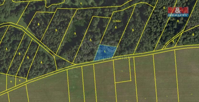 Prodej lesa, Lipová - Hrochov, 1393 m2