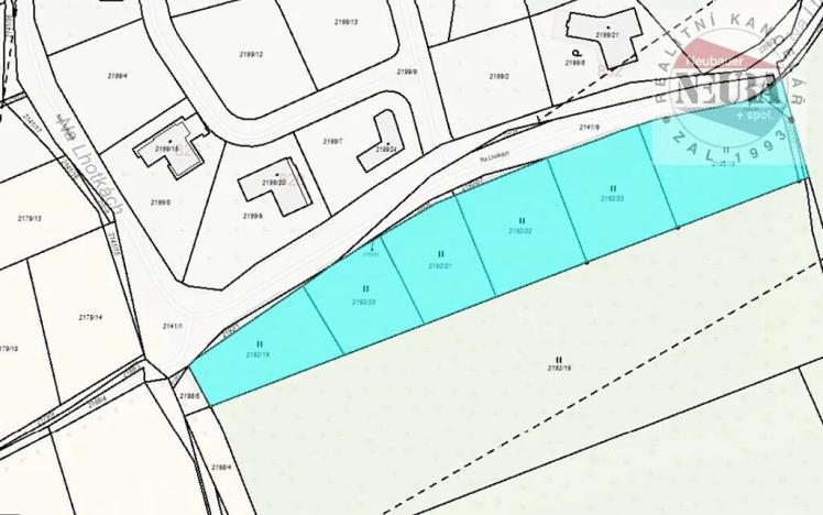 Prodej pozemku pro bydlení, Praha - Lipence, Na Lhotkách, 5510 m2
