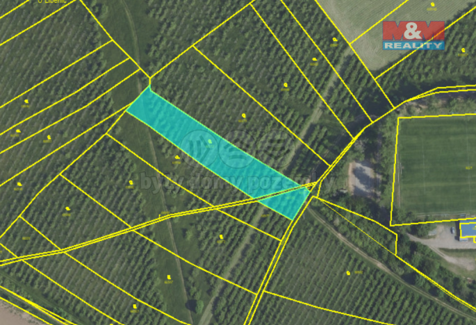 Prodej komerčního pozemku, Kutná Hora - Kaňk, 1275 m2