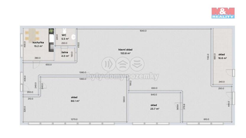 Pronájem skladu, Brandýs nad Labem-Stará Boleslav - Brandýs nad Labem, Kralupská, 285 m2