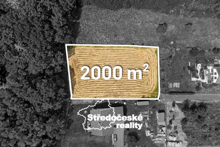 Prodej pozemku pro bydlení, Hrusice, Pod Lesem, 2000 m2