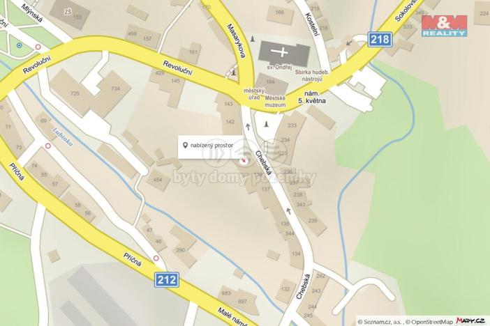 Pronájem bytu 1+1, Luby, Chebská, 42 m2