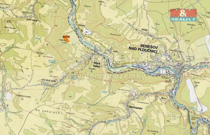 Prodej louky, Malá Veleň, 14355 m2