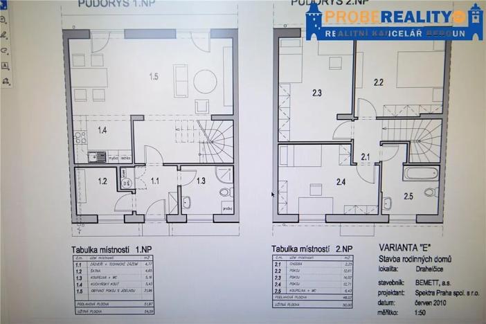 Prodej rodinného domu, Drahelčice, U Lípy, 100 m2