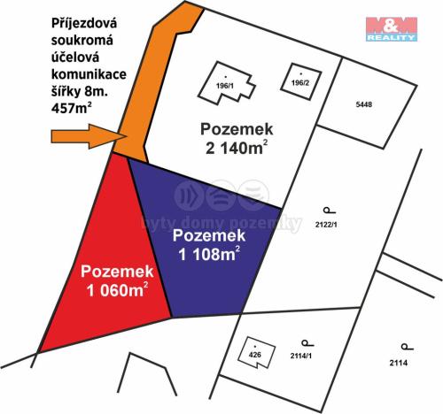 Prodej pozemku pro bydlení, Bukovany, 1108 m2