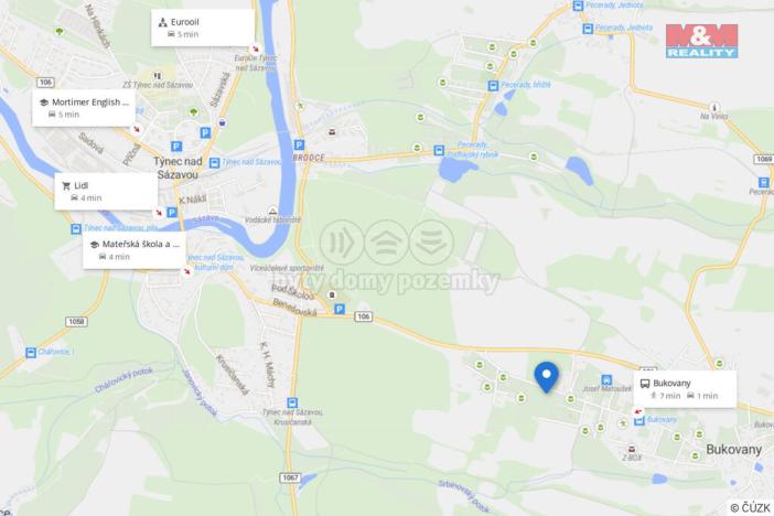 Prodej pozemku pro bydlení, Bukovany, 1060 m2
