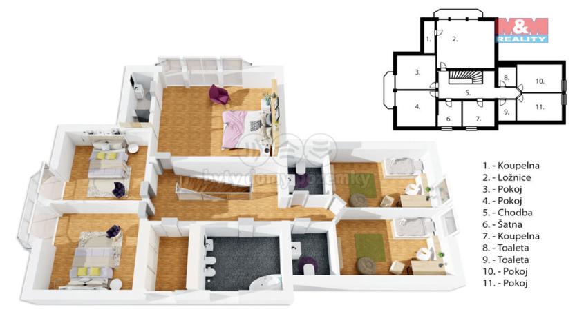 Prodej rodinného domu, Horoměřice, Benedikta Roezla, 310 m2