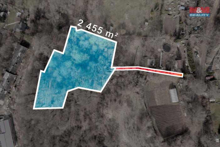 Prodej pozemku pro bydlení, Ústí nad Labem, 2455 m2