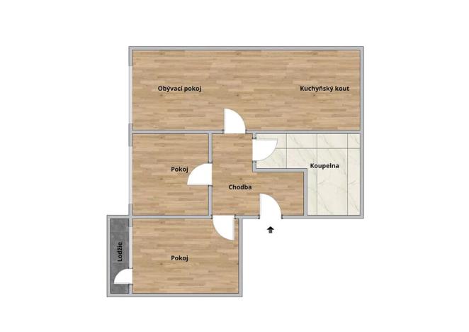 Prodej bytu 3+kk, Praha - Horní Měcholupy, Janovská, 62 m2