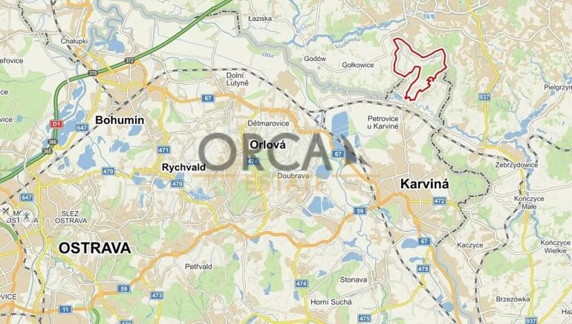 Prodej pole, Petrovice u Karviné, 8614 m2