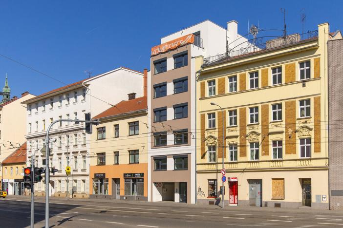 Prodej bytu 1+kk, Brno - Trnitá, Křenová, 26 m2