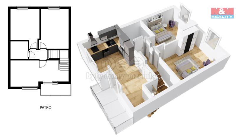 Prodej chaty, Vyskytná nad Jihlavou - Hlávkov, 80 m2