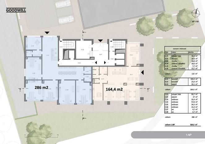 Pronájem obchodního prostoru, Brno, Královopolská, 242 m2