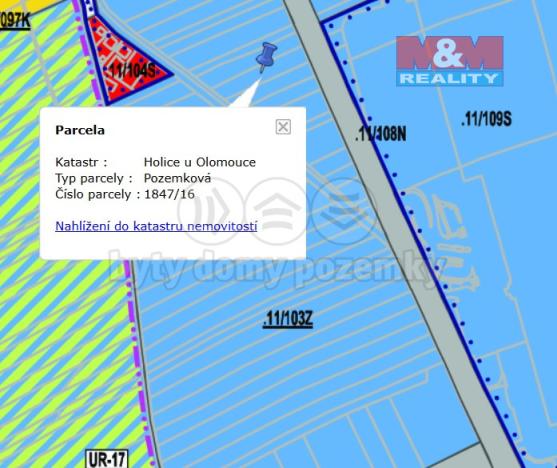 Prodej pole, Olomouc - Holice, 4806 m2