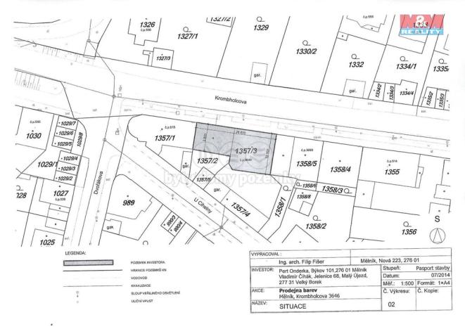 Prodej obchodního prostoru, Mělník, Krombholcova, 300 m2