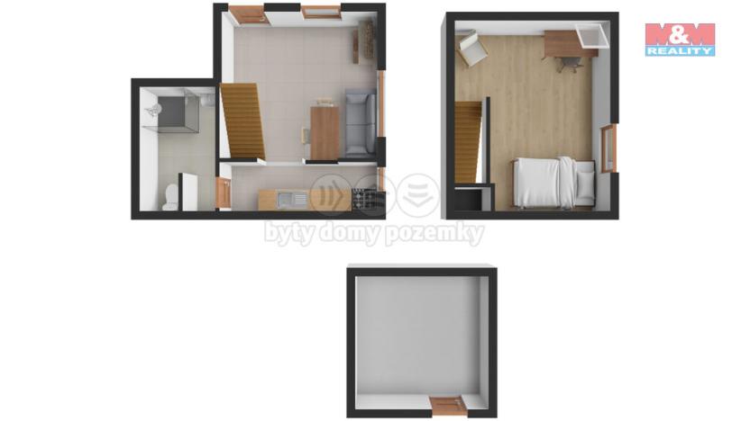 Prodej chaty, Nalžovice - Nalžovické Podhájí, 44 m2