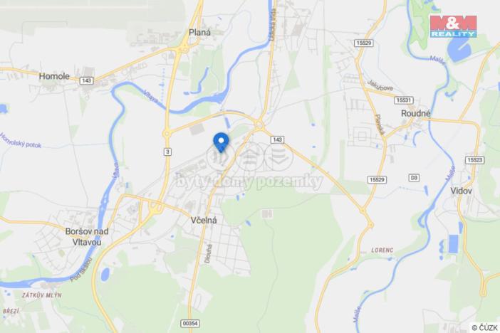 Prodej pozemku pro bydlení, Boršov nad Vltavou, Příčná, 530 m2