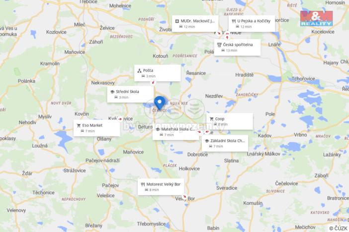 Prodej pozemku pro bydlení, Chanovice - Černice, 559 m2
