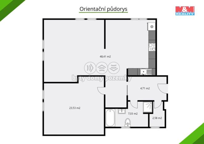 Prodej bytu 3+kk, Praha - Malešice, Nad vodovodem, 89 m2