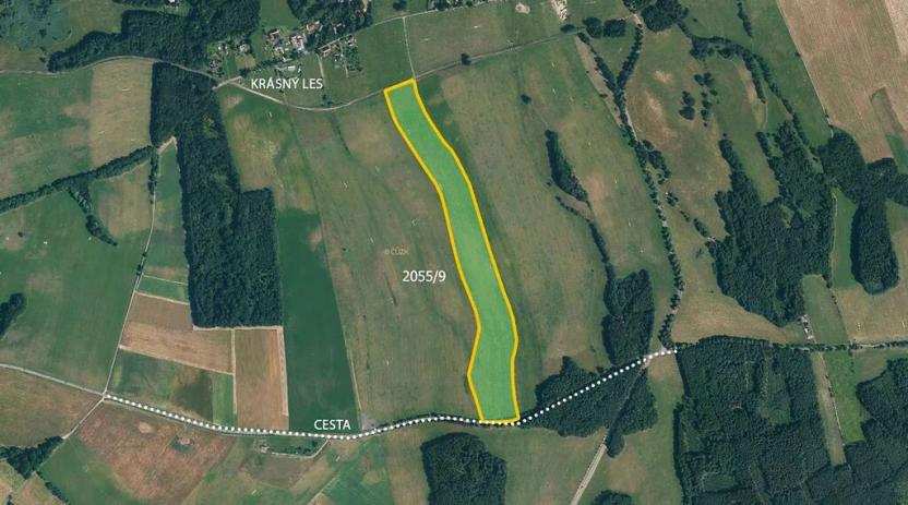 Prodej louky, Krásný Les, 108406 m2