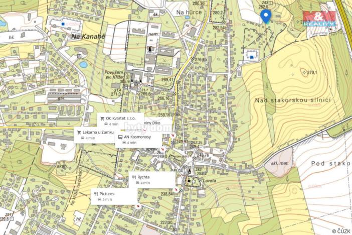 Prodej zahrady, Kosmonosy, 583 m2