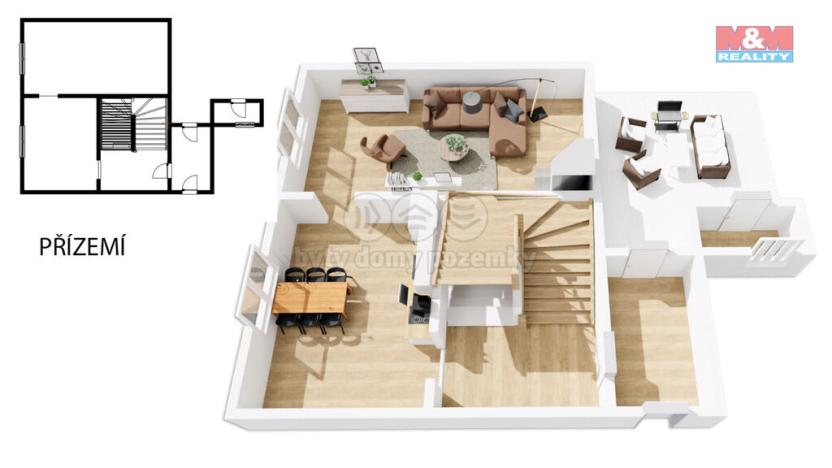 Prodej rodinného domu, Ledvice, Mírová, 100 m2