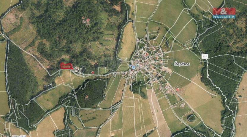 Prodej zahrady, Třebušín - Řepčice, 2841 m2