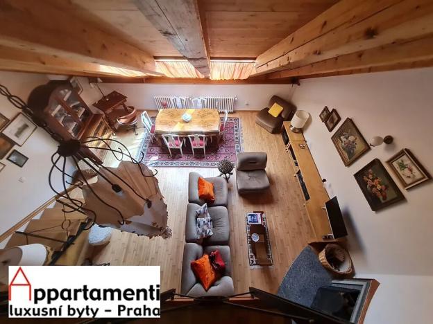 Prodej atypického bytu, Praha - Vinohrady, Šumavská, 107 m2