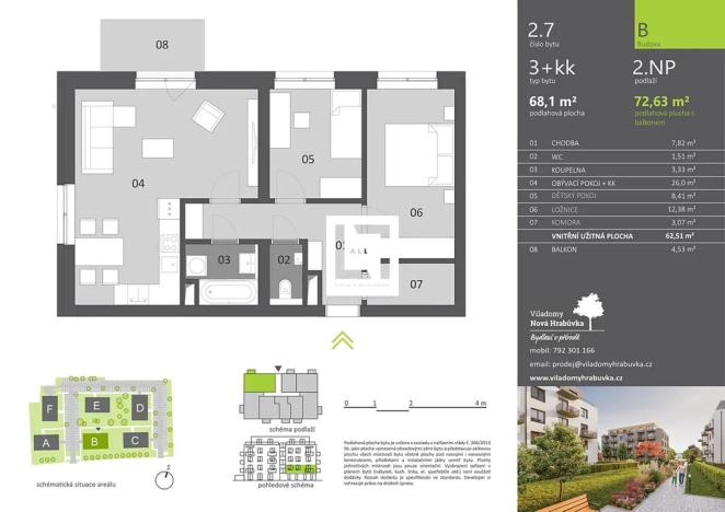 Prodej bytu 3+kk, Ostrava, 68 m2