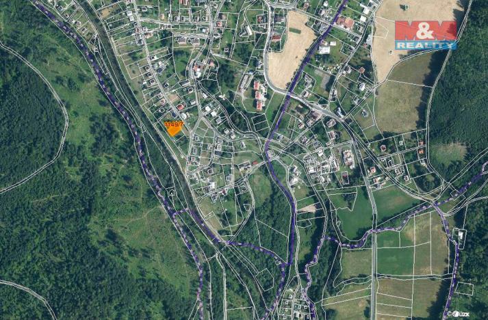 Prodej pozemku, Karlovice, 603 m2