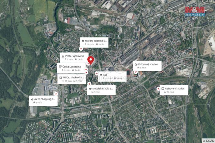 Prodej bytu 1+kk, Ostrava - Zábřeh, Závoří, 33 m2