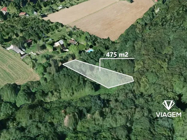 Prodej lesa, Obora, 475 m2