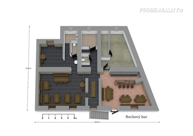 Prodej restaurace, Praha - Libeň, Sokolovská, 160 m2