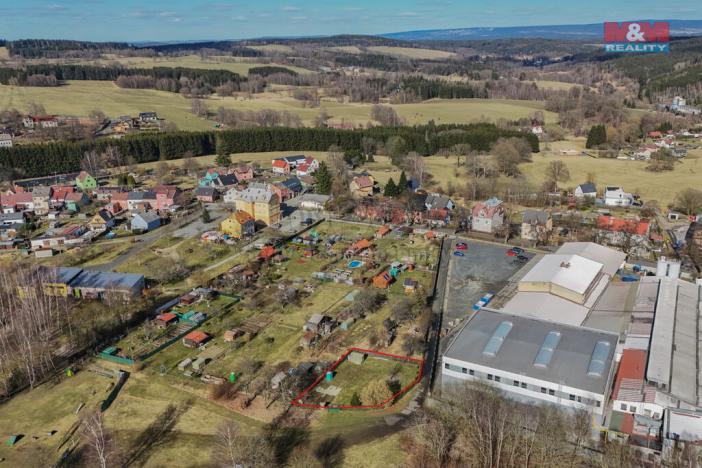 Prodej zahrady, Krásná, 573 m2