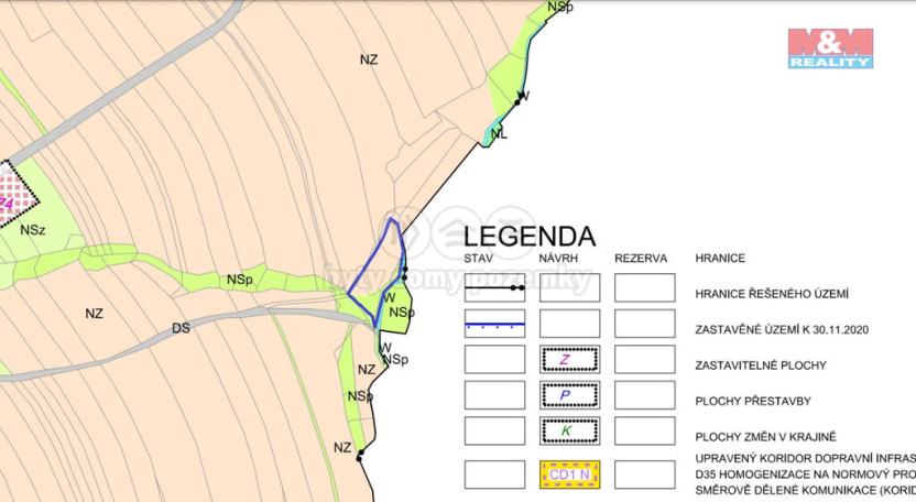 Prodej pole, Bílá Lhota, 4100 m2