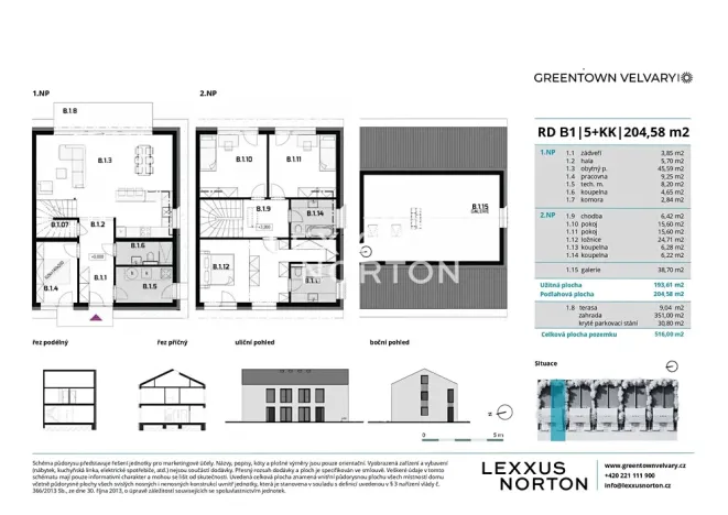 Prodej rodinného domu, Velvary, Svatojiřská, 194 m2