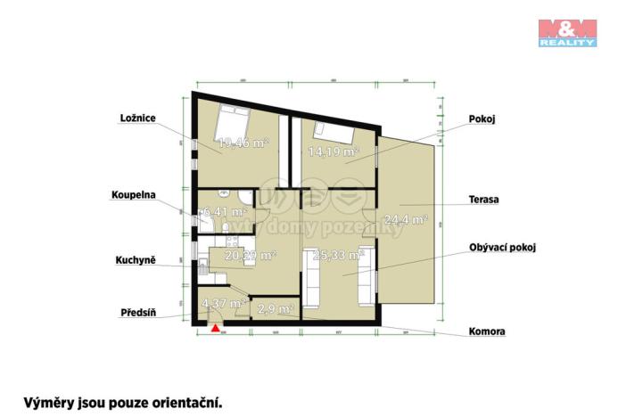Prodej bytu 3+kk, Plzeň - Severní Předměstí, Lipová, 93 m2