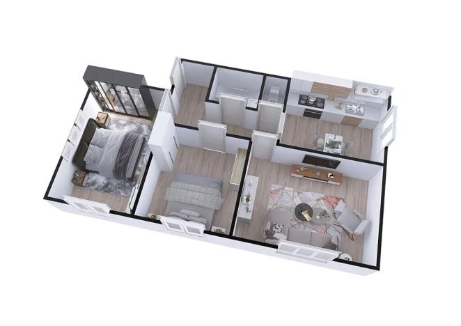 Prodej bytu 3+1, Praha - Krč, Pacovská, 69 m2