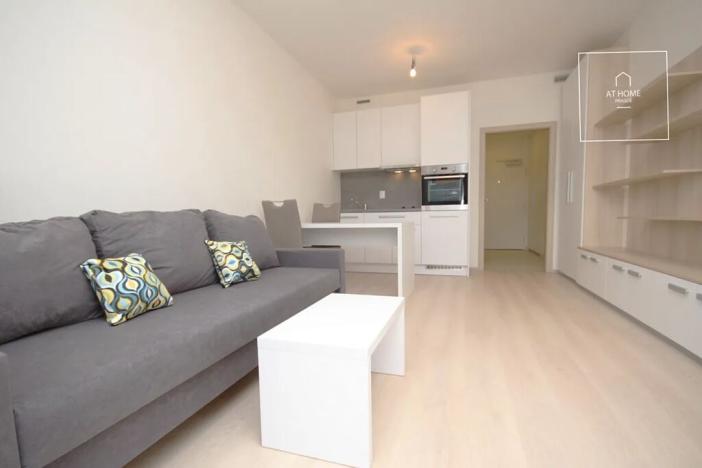 Pronájem bytu 1+kk, Praha - Vršovice, Novgorodská, 30 m2