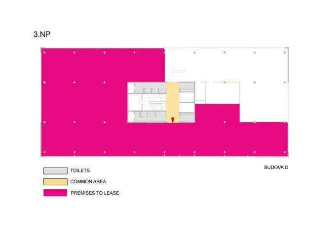 Pronájem kanceláře, Praha - Michle, Jemnická, 622 m2