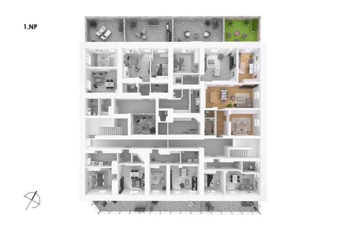 Prodej bytu 3+kk, Postupice, Blanická, 83 m2