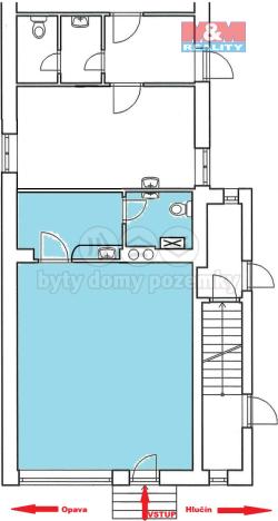 Pronájem obchodního prostoru, Kravaře, Opavská, 41 m2