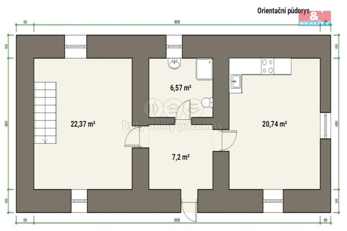 Prodej chalupy, Dřínov - Drchkov, 57 m2