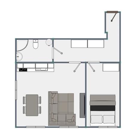 Pronájem bytu 2+kk, Ostrava, Palackého, 50 m2