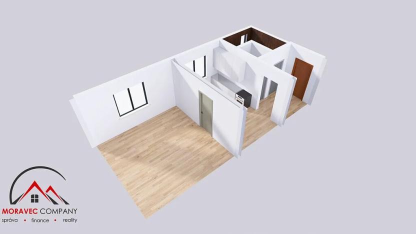 Pronájem bytu 1+1, Ostrava, Palackého, 41 m2